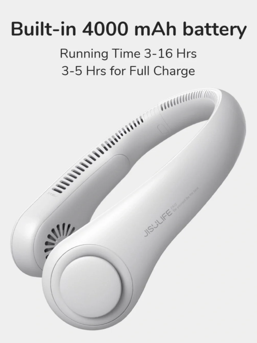 JUSULIFE Life 3 Portable Neck Fan - New Generation 360 Airflow - Open Box